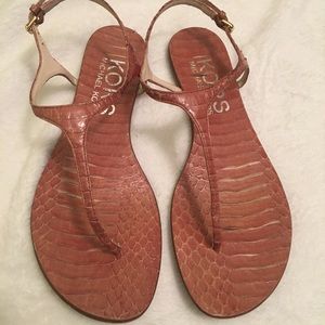 Michael Kors leather sandals